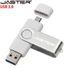 JASTER High Speed USB 3.0 OTG Pen Drive Metal USB Flash Drive 8gb 16gb 32gb 64gb 128gb Micro USB Stick 3.0 Flash Memory Stick ► Photo 2/6