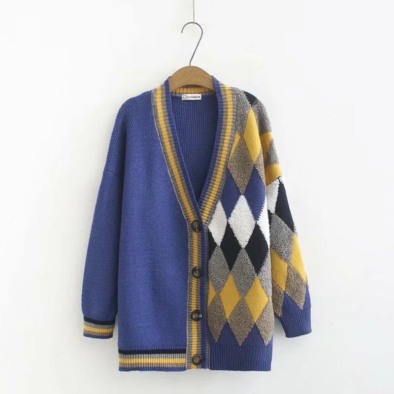 

Plus Size Women's Cardigan Autumn Sweaters Long Sleeved Tops