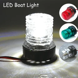 12V24V Marine Boat Yacht Navigation Light All Round 360 Degree 3 Color LED Anchor Light Boat Accessories Marine Sailing Light