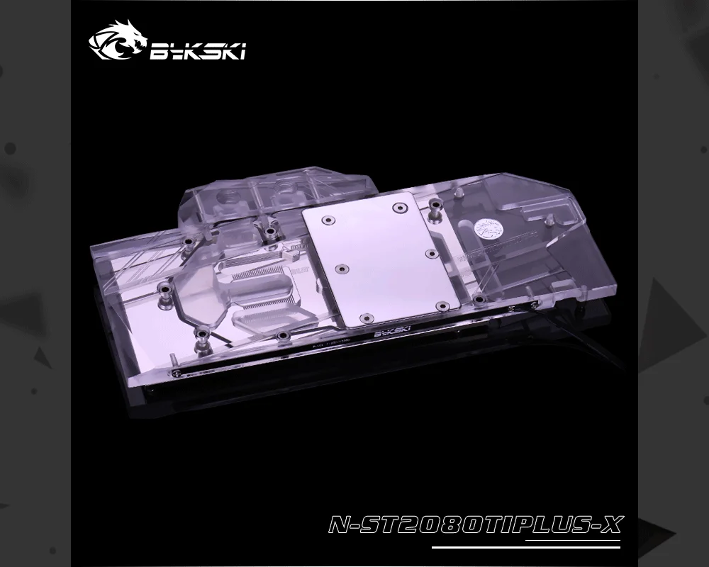 Bykski N-ST2080TIPLUS-X, Full Cover Graphics Card Water Cooling Block, For Zotac RTX2080Ti 8GD6 Plus OC  