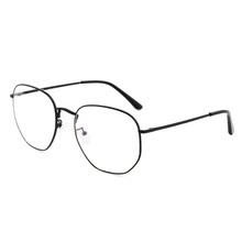 0237 оправа для очков в золотистой оправе Женская круглая оправа для лица близорукость анти-синий светильник простой артефакт для лица