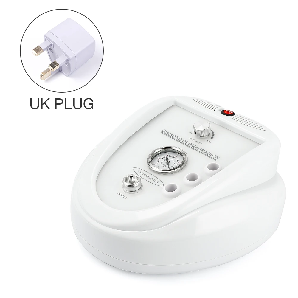 UK PLUG (220-240V) New Microdermabrasion Machine Dermabrasion Anti Aging Wrinkle Blackhead Remover Facial Peeling Water Spray Exfoliation 40 - Цвет: UK PLUG (220-240V)