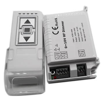 

High Voltage AC110V 220V LED RF Dimmer DM015 1 Channel 0-10V 1CH Trailing Edge Dimming 3 Key with Remote LED RF Dimmer Control