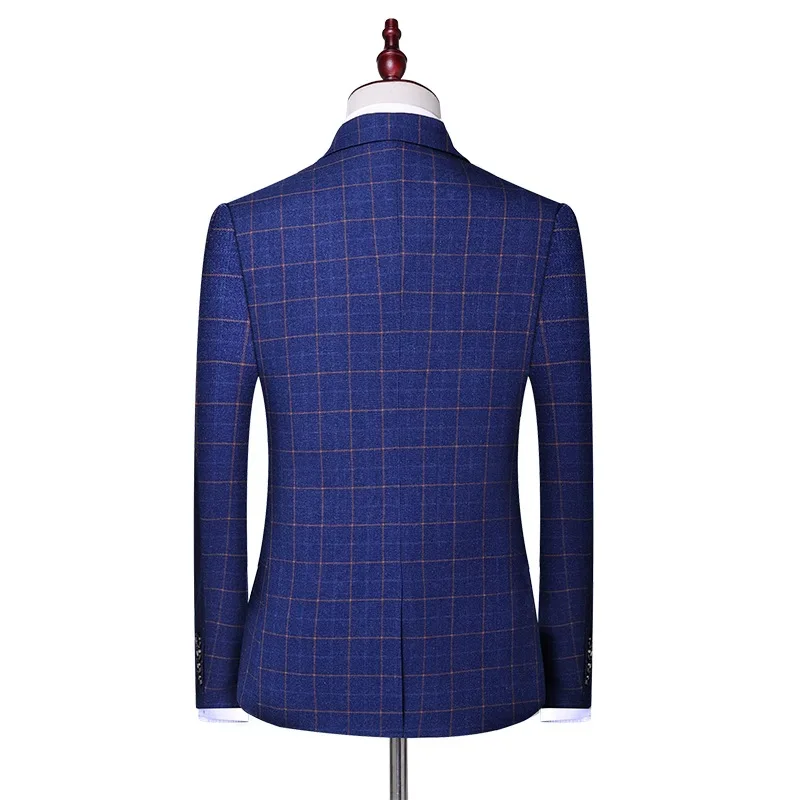 3 piece suits menBlue checked suit, gentleman suit, men's suit, black checked suit, swallow tail suit, men's checked suit 3 piece suits menBlue checked suit, gentleman suit, men's suit, black checked suit, swallow tail suit, men's checked suit