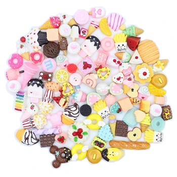 

Jewelry Accessory Candy Color Multishape Cute Flatbacks Resin Scrapbooking Slime Beads DIY