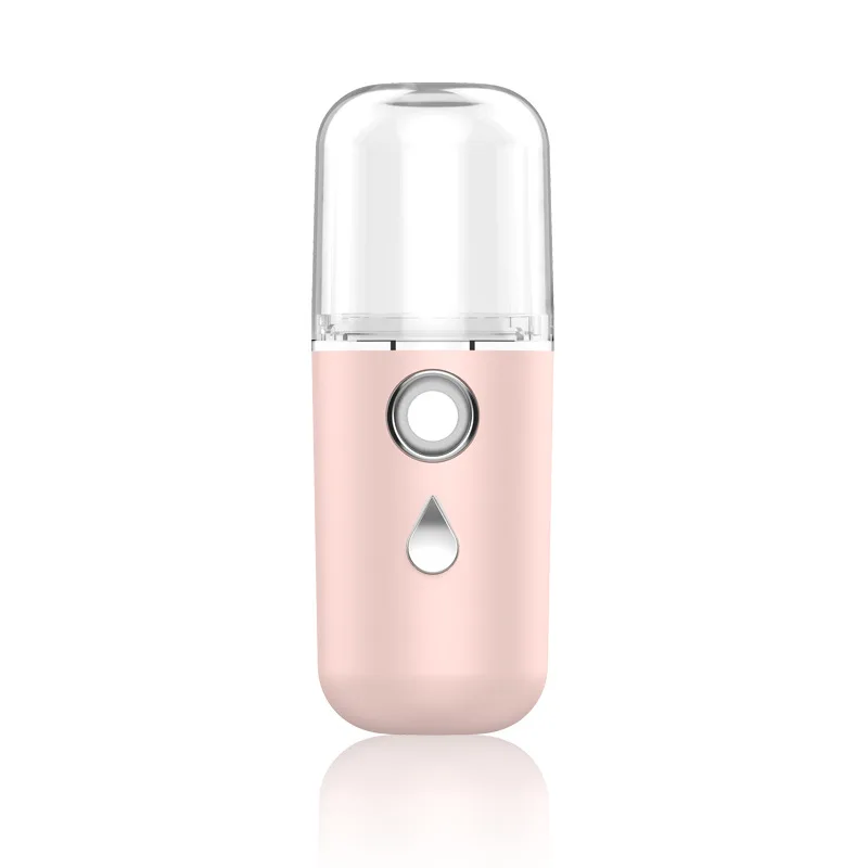 Портативный мини 30 мл спрей для лица нано распылитель тумана для лица распылитель для тела Увлажнение парохода уход за кожей косметические инструменты - Цвет: Pink