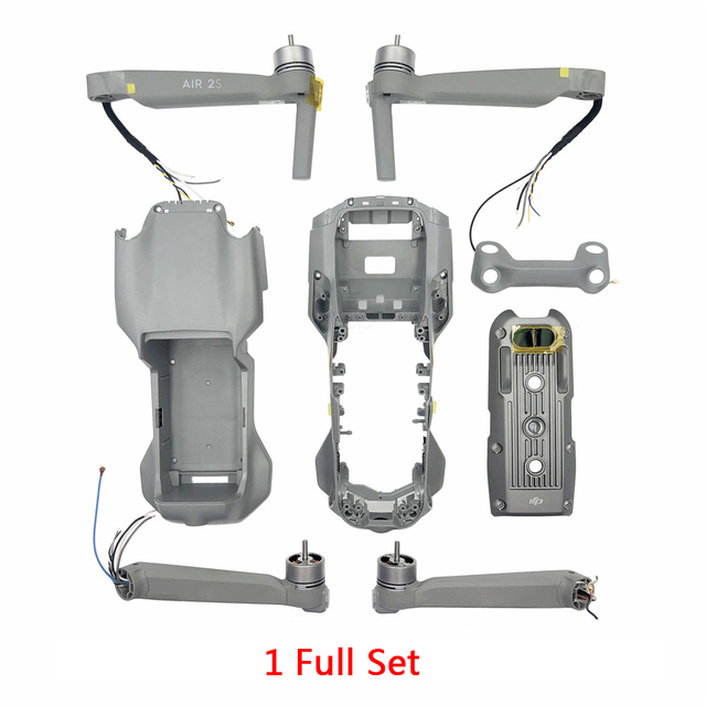 DJI Mavic Air 2S Body Shell Motor Arm Upper Bottom Cover Middle Frame Front Rear Left Right Arms Set Spare Parts