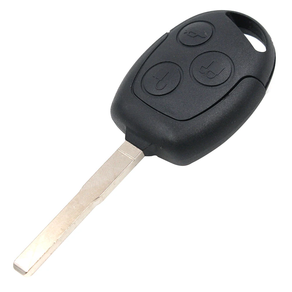 Keyecu замена 3 кнопки дистанционного ключа Fob 433 МГц 4D60/4D63 для Ford Mondeo Focus 2005 2006 2007+ Uncut HU101 лезвие