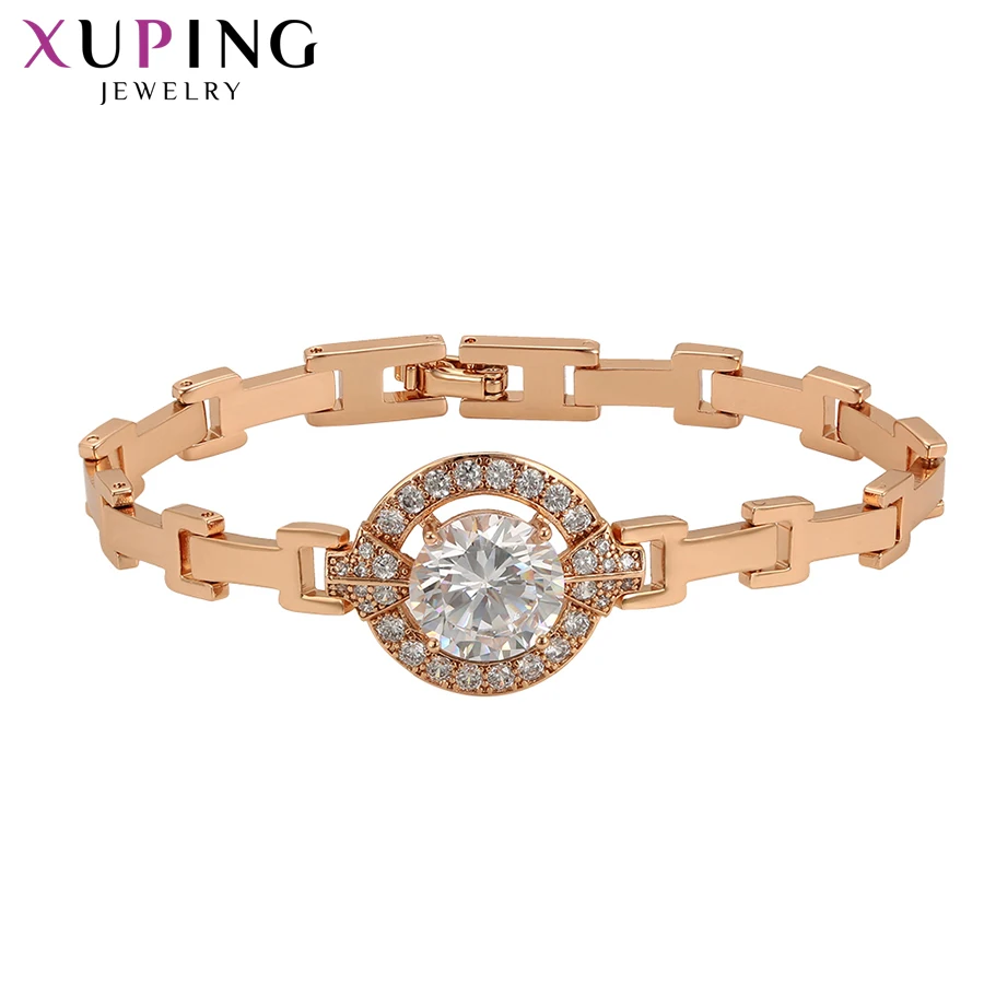

11.11 Xuping Trendy Bracelets Classic Popular Design European Style Bracelets for Women Girls Jewelry Family Gifts S203.9-76387