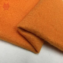 Итальянская Роскошная стильная оранжевая трикотажная плотная эластичная кашемировая шерстяная ткань для осени и зимы, плащ tela de cachemir tissu SP5902