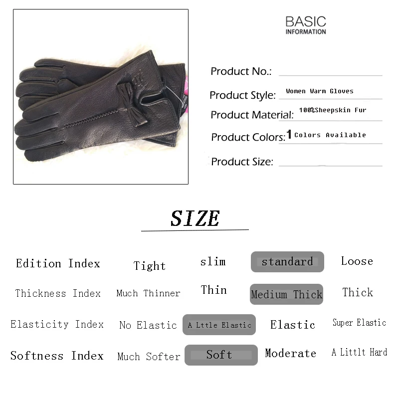 Новые женские кожаные перчатки, зимние теплые женские мягкие женские перчатки из оленьей кожи, высококачественные перчатки