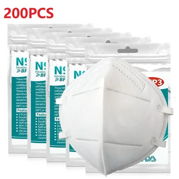 

6 Laye Mask dust protection Masks 95% Filter Face Masks Elastic Ear Loop Dust Filter Mask Anti-Dust 200PCS