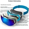 Ski Snowboard Goggles Sunglasses Eyewear Anti-UV Windproof Sports Equipment Winter Ski Goggles Nose Protection for Men Women 5