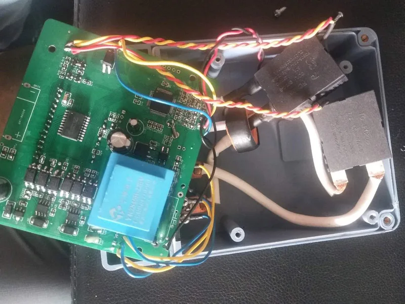 LCD 1P 3W energy meter