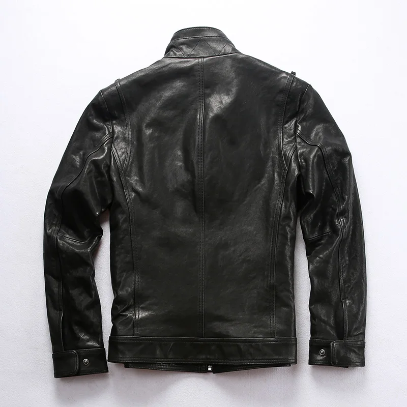 Deals 6133 Read Description! Asian size Army genuine sheep leather M65 outerwear sheep leather jacket