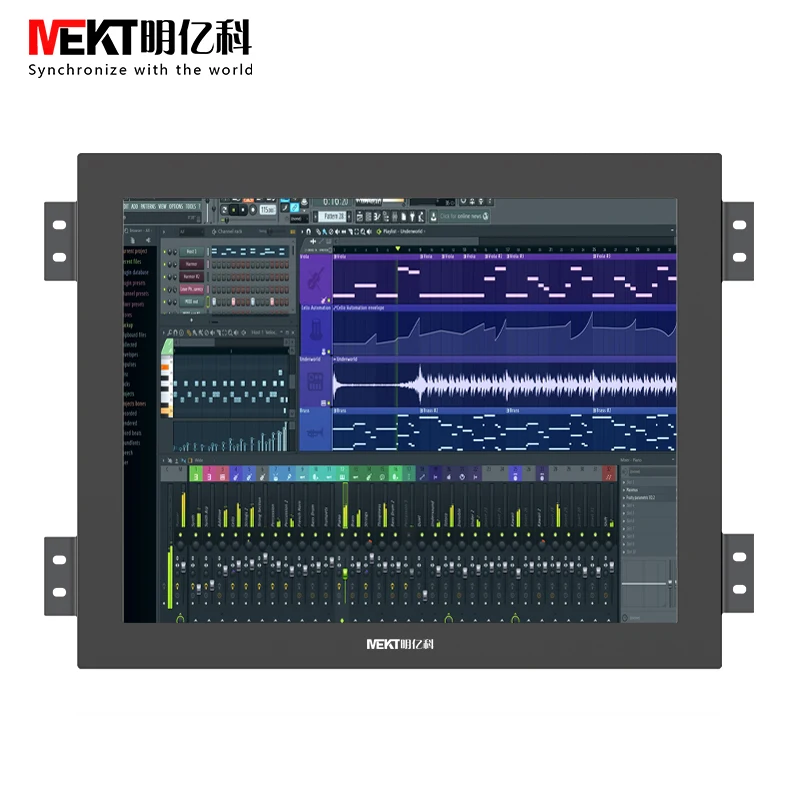 T170VX 17 дюймов сенсорный экран монитор hdmi/DVI/VGA/DC12V/USB/промышленный встроенный ПК Компьютерный дисплей
