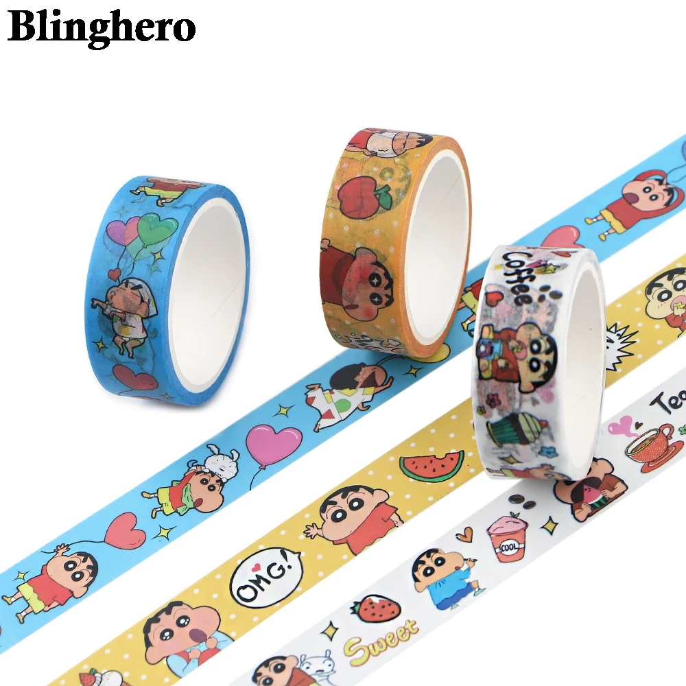 

CA1410 Cartoon Anime Diary Washi Tape Set Adhesive Tape DIY Scrapbooking Stickers Label Masking Tape 1pcs