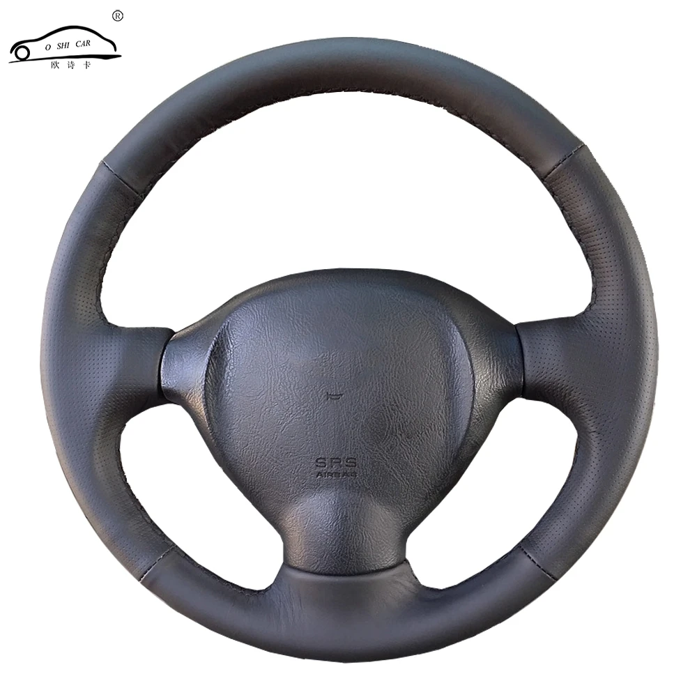 Отделка из натуральной кожи для Hyundai Santa Fe 2001 2002 2003 2004/специальная Оплетка на руль