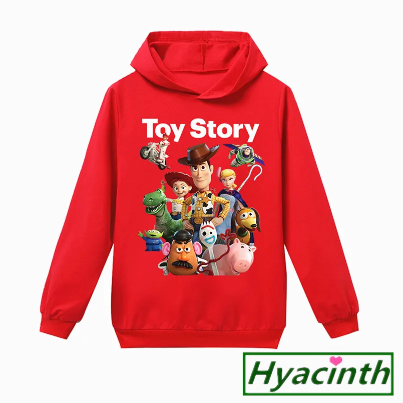 Toy story 4; толстовки с капюшоном для маленьких мальчиков; детская Рождественская одежда; толстовка с капюшоном с героями мультфильмов «Вуди»; топы для мальчиков и девочек; хлопковый костюм