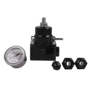 

Fuel Pressure Regulator New Black High Pressure Fuel Regulator With Boost