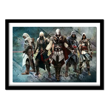 

Assassin Creed 5d DIY Diamond Painting Cross Stitch Kits Full Diamond Embroidery 5D Diamond Needlework home Decor