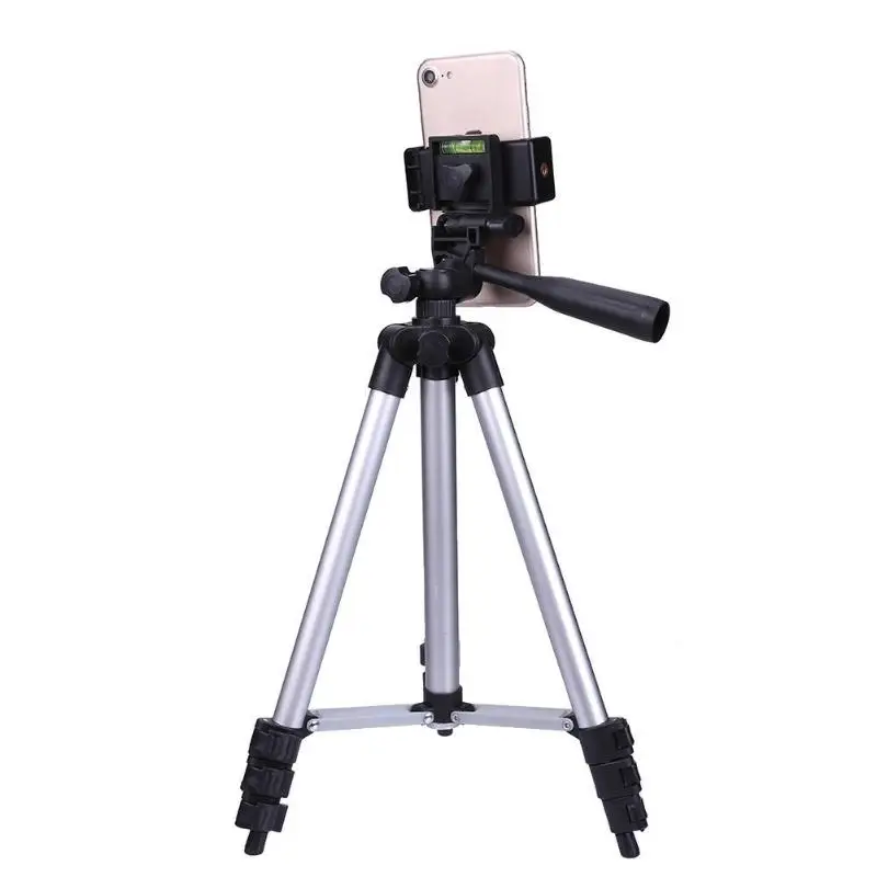  Professional Camera Tripod Stand Holder For Smart Phone Fluid Head With Phone Clip Holder For XS X 