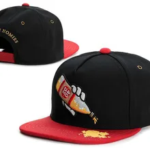 Черная с красным 40 унций nyc Кепка новая мода повседневная бейсболка шапка для женщин мужчин bone gorras хип хоп спортивные бейсболки