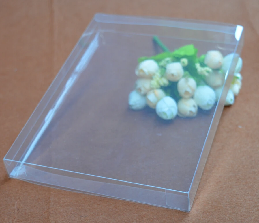 

Qi 20Pcs/Lot Transparent Plastic Box for Favor Party Small Gift Packaging Pen Display Clear PVC Boxes Business Card Box Supplies