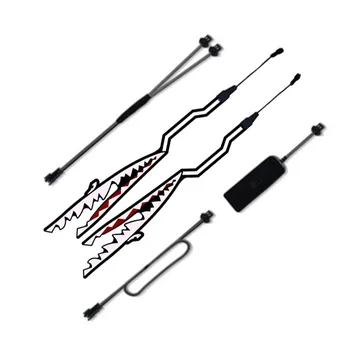 

Motorcycle Bar Signal LED Light Durable DIY Flashing Stripe PVC Sticker Safety Helmet Kit 3V Driver Cutable Flexible Waterproof