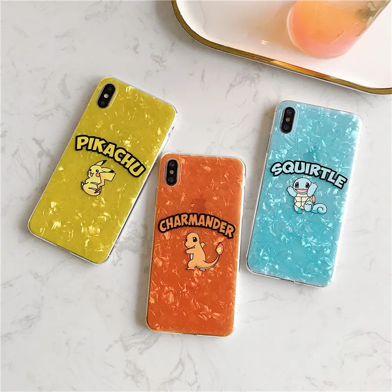 

Cute Cartoon animal Conch Shell Phone Case For iPhone XR X 8 7 Plus TPU Cartoon Soft Back Cover For iPhone 6s XS MAX Cute Shell
