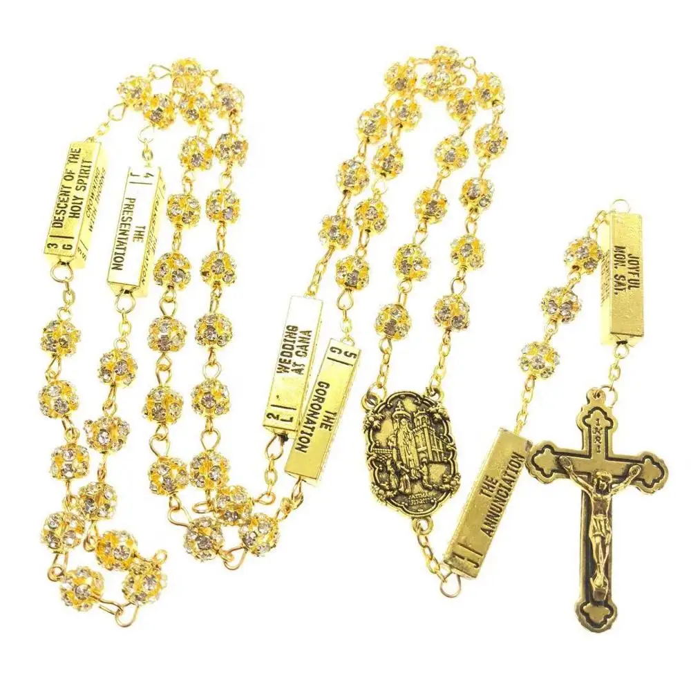 Crystal Rhinestone Rosary 3