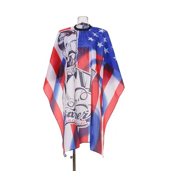 

Barber Hairdressing Gown Cape Waterproof Hairstylist Nylon Cloth Wrap Protect Easy to Clean Hair Cutting Salon Haircut Capes