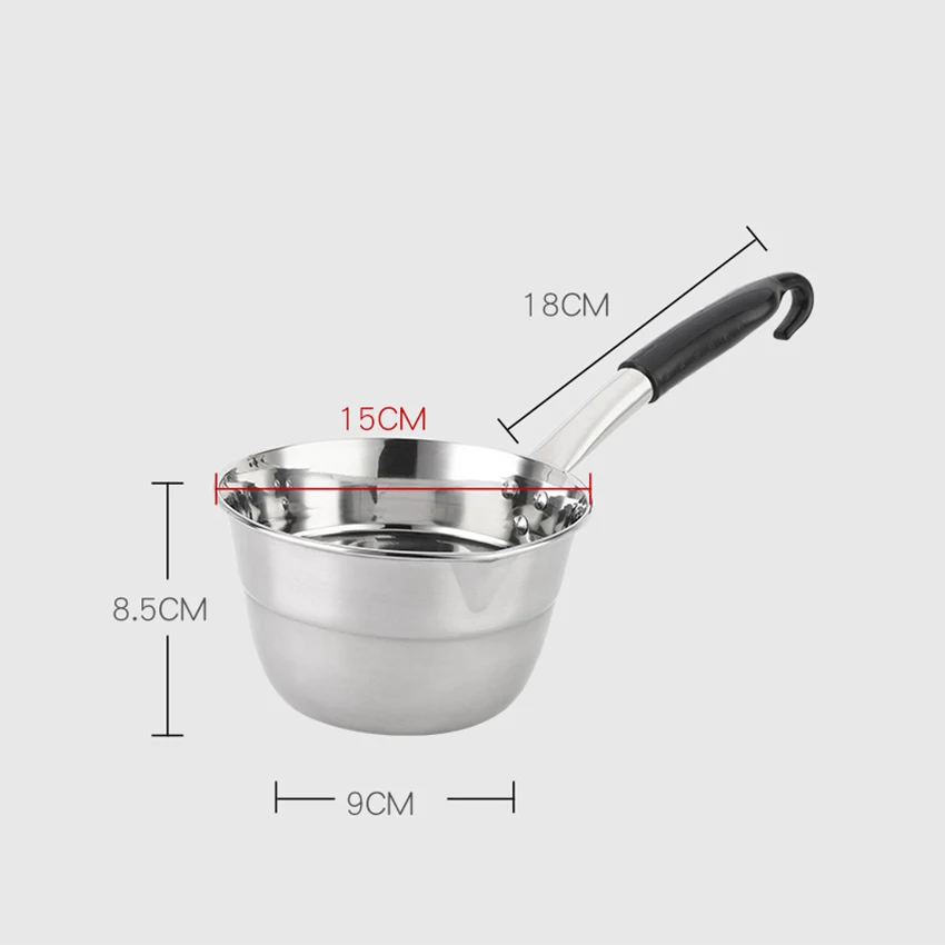 Long Handle Stainless Steel Water Ladle Rustproof Milk Pot Durable Water  Scoop Soup – the best products in the Joom Geek online store