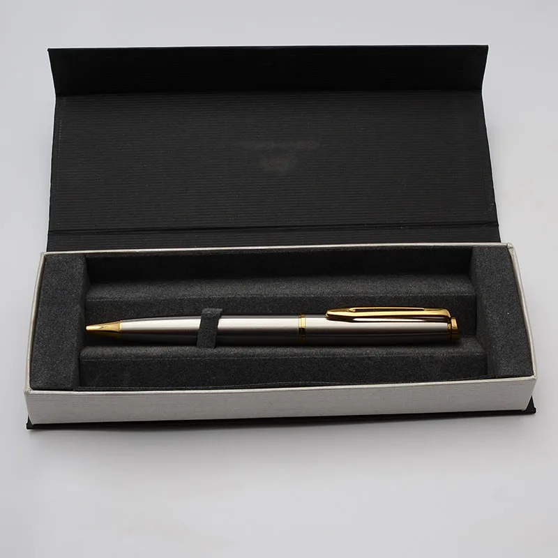 Baoer шариковая ручка роскошные ручки для письма роликовая Stylo Bille подарки синий