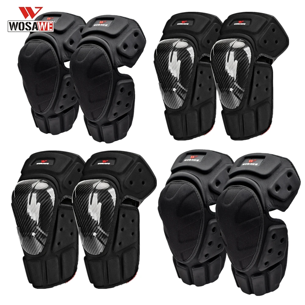 WOSAWE New Motorcycle Knee Pads Elbow Protector Racing Motocross Guards Protective Gear Skiing Skateboarding Guard