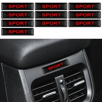 

3D Car Styling Epoxy Resin SPORT Emblem Badge Sticker Decals For BMW Audi Mitsubishi Ford Subaru Nissan Skoda Kia Chevrolet Opel