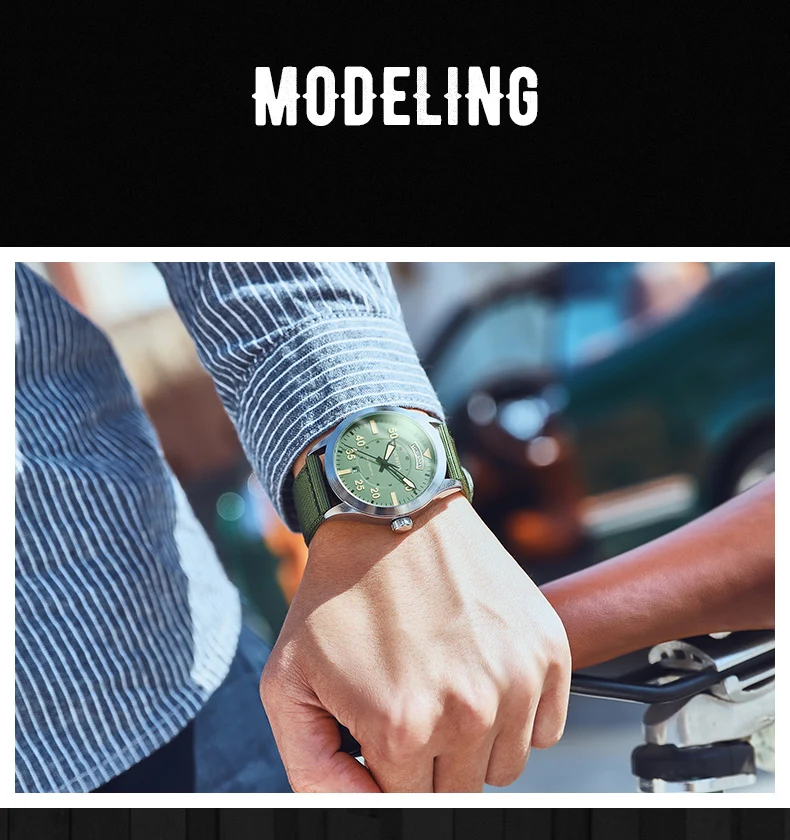 Modern Men's Watches 2022 Pilot Automatic Mechanical Wristwatch Military Luxury OCHSTIN Date Week Double Display Gifts For Male