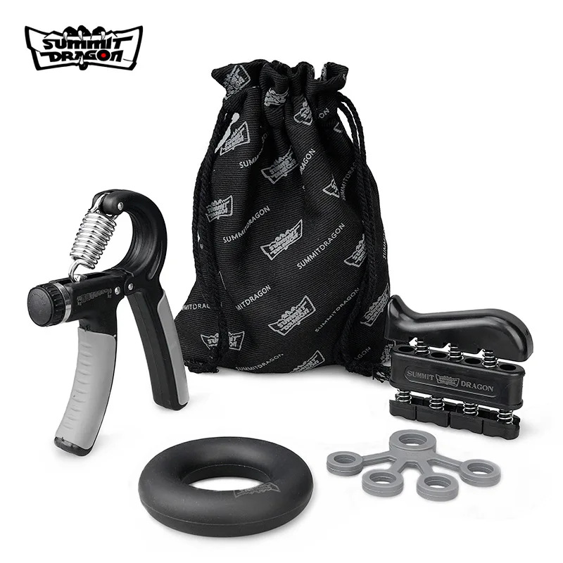 

Summitdragon Men Adjustable Rubber Maker Practice Hand Force Climbing Fingerboard Finger Trainer Grip Strength Rubber Ring