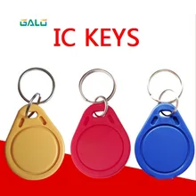 10 шт. 13,56 МГц IC брелоки метки контроля доступа радиометка для нахождения ключа карты маркер посещаемости управление брелоком ABS водонепроницаемый