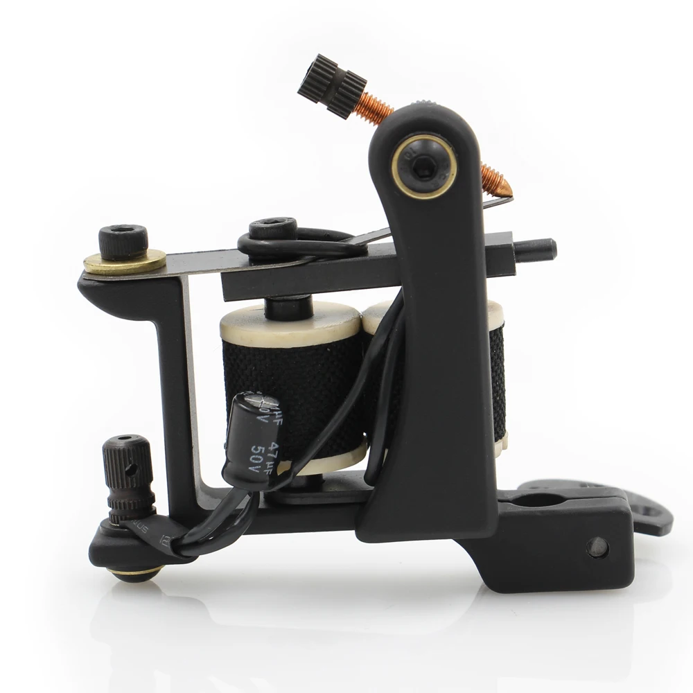 Newest Dualcoiled Coil Tattoo Machine 10 Warp Coils Handmade Tattoo