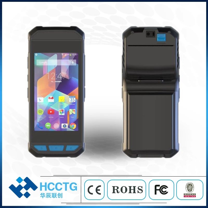 КПК с термометкой принтер логистика промышленный 4G wifi Bluetooth ручной Прочный android b1D