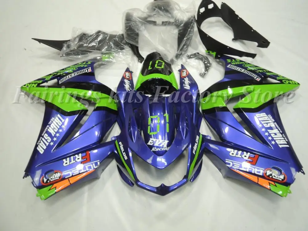 New ABS Motorcycle Full Fairing Kits fit for Kawasaki Ninja EX250 2008