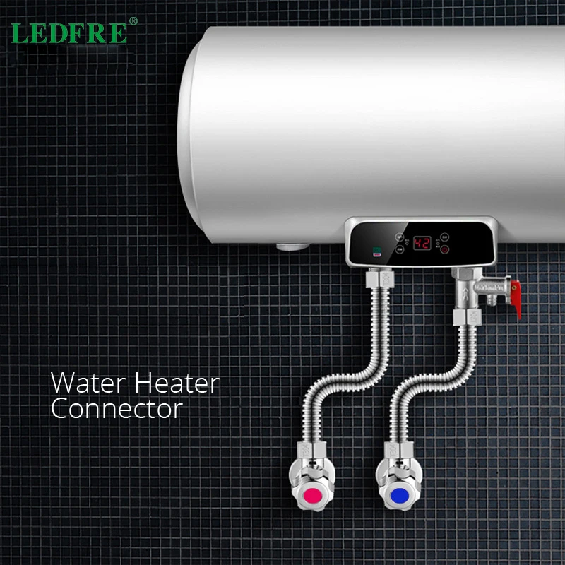 LEDFRE 304 гофрированная труба из нержавеющей стали 3/8 дюйма 1/2 3/4 1 дюйм DIY