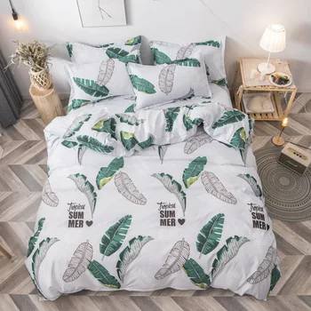 

Tropical Plant Kid Bed Cover Set Duvet Cover Bedding Set Adult Child Bed Sheets And Pillowcases Comforter Bedclothes