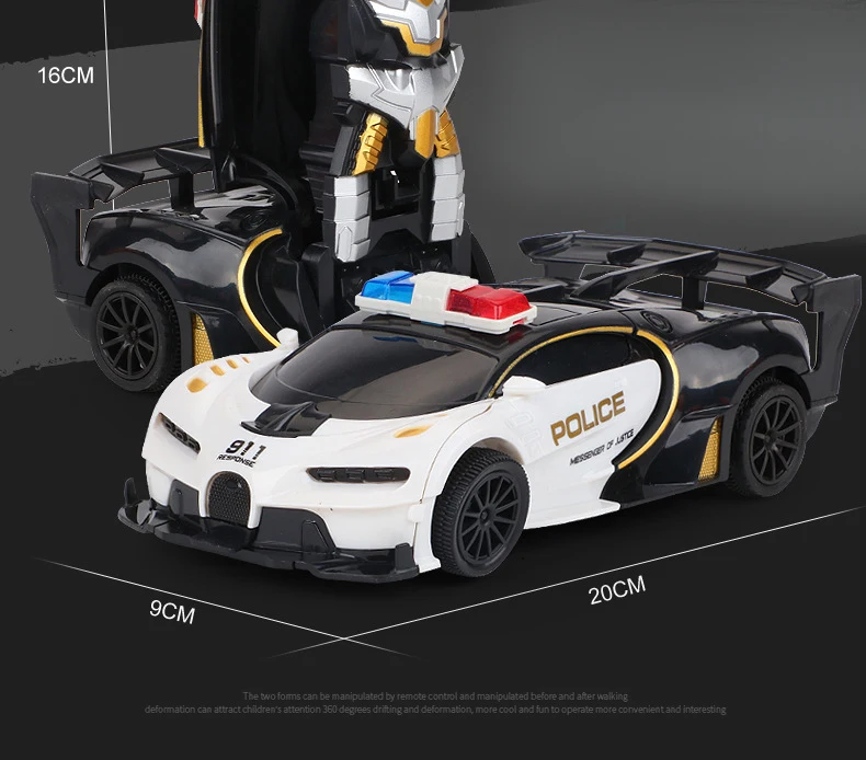 RC автомобиль трансформация игрушка автомобиль робот модель одна кнопка деформация крутая деформация автомобиль дети игрушки подарки