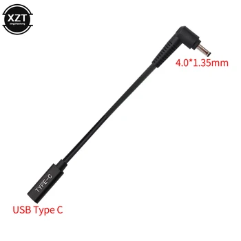 

DC Power Adapter 4.0x1.35mm Male Plug to USB Type C Female Jack Connector with Cabe Cord for Asus Zenbook UX21A UX31A UX32A