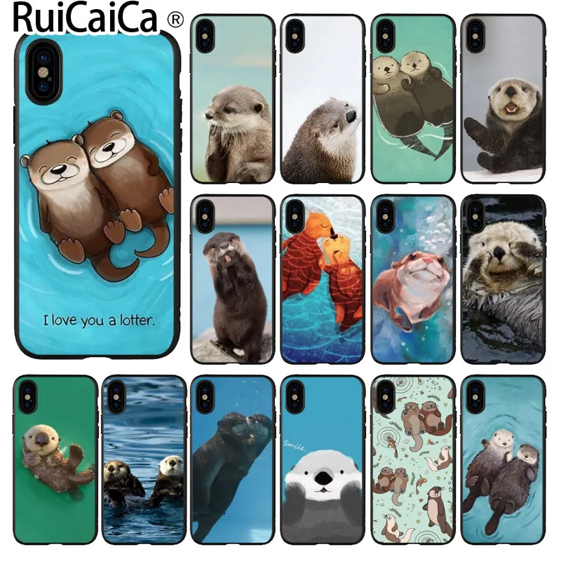 Ruicaica милый чехол для телефона с рисунком в виде животного Apple iPhone 8 7 6 6S Plus X XS MAX 5 5S SE