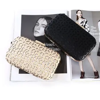 

Stylish Women Hollow Handbag Evening Bag Party Prom Wedding Bridal Clutch Shoulder Wallet Purse X7XC