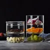 Small Containers with Lids, Glass Jars for Food, Can Overlap, Save Space Fridge Storage, Fruit Salad Fresh Bowl, Kitchen Items 1