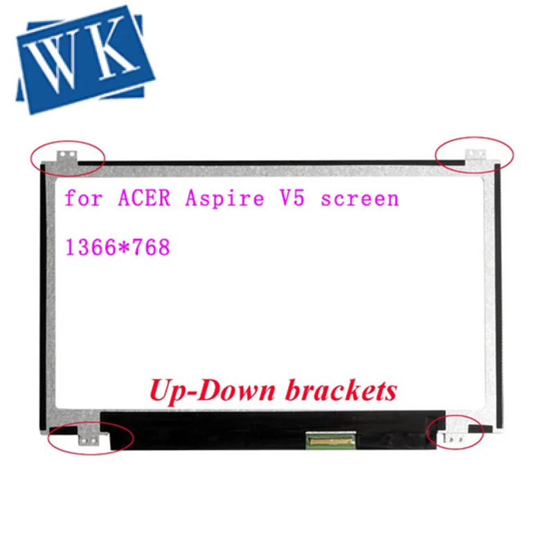 ЖК матрица для ноутбука ACER Aspire V5 series 11 6 дюйма экран 40pin 1366*768 замена панели|ЖК-экран